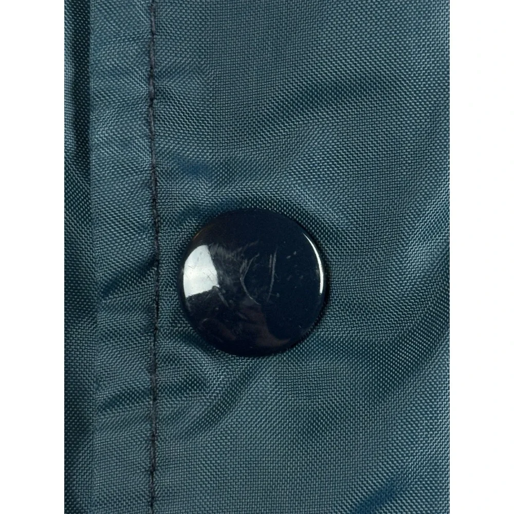 SPORTSMASTER Vintage USNA Windbreaker Mens M Teal Coach Jacket Made USA 30in